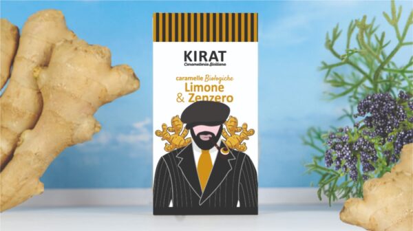 Caramelle Biologiche Vegane Limone e Zenzero da 40g