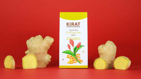 Caramelle Biologiche Vegane Zenzero da 40g